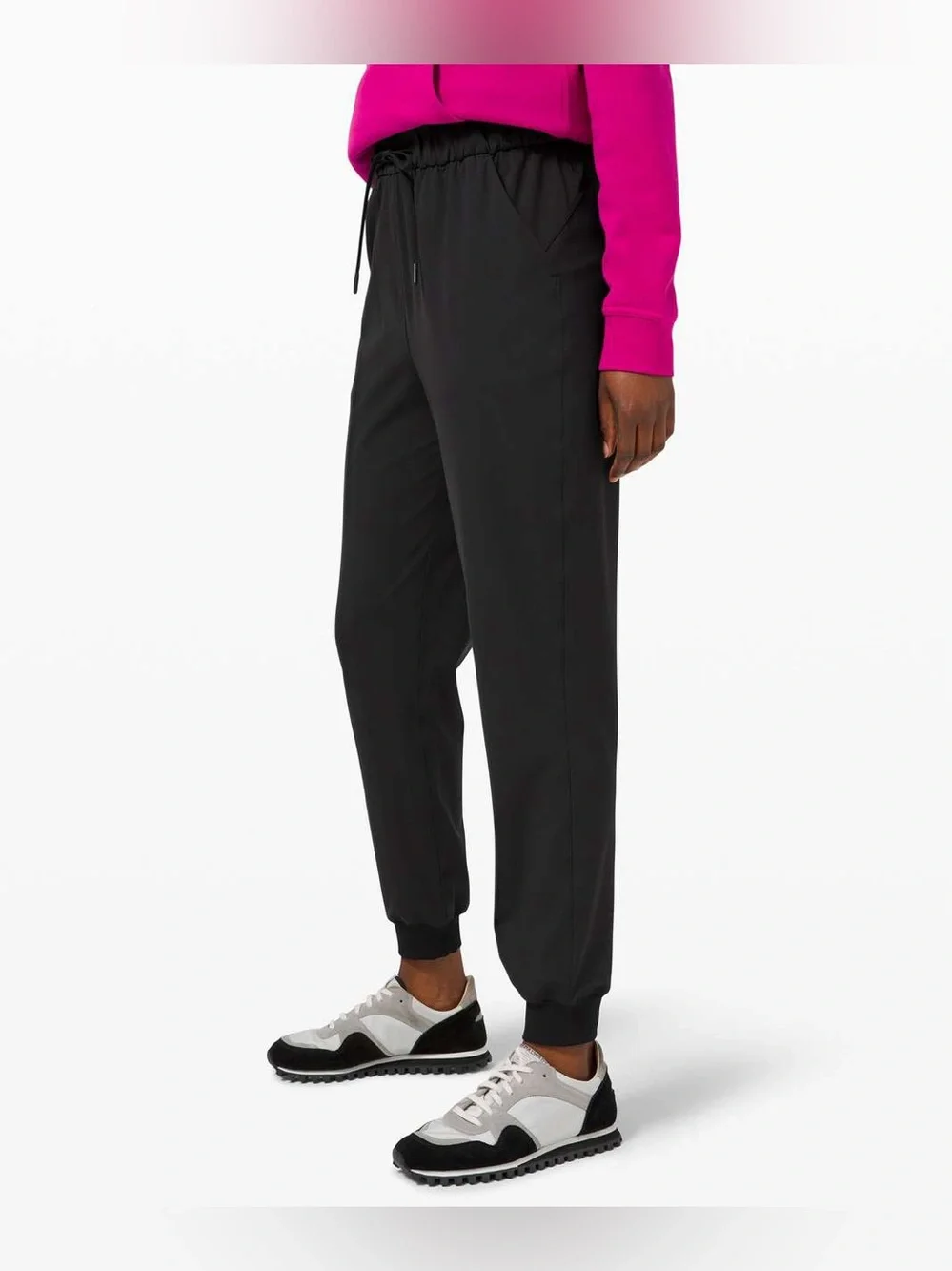Lululemon Keep Moving Jogger Black‎ Women's Size 8